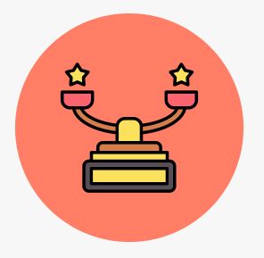 Pictogramme équilibre Pictogramme équilibre avec des étoiles pour montrer la réussite